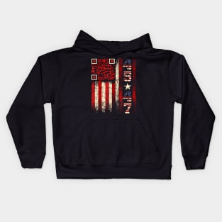 Qr Scan Me President Trump 4547 Trump Dancing Code Kids Hoodie